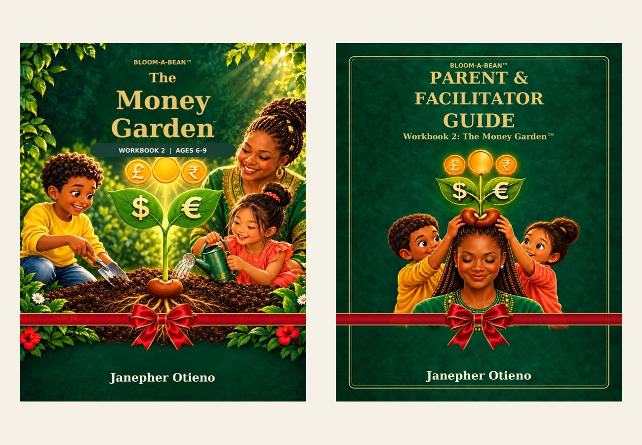 Workbook2-Family-Bundle-Covers Workbook 2 Family Bundle: The Money Garden workbook and Parent and Facilitator Guide